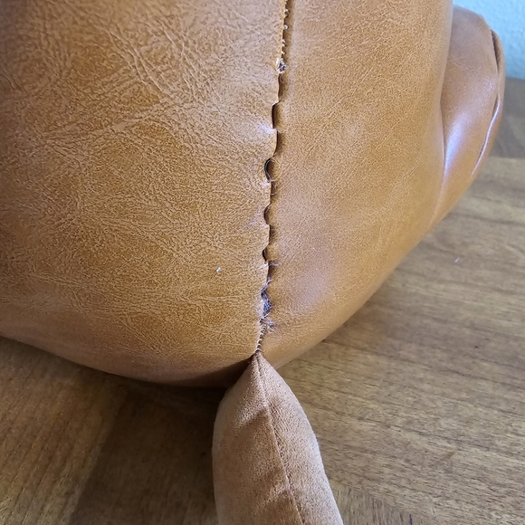 Taylor & Olive Logan Modern Resin/Leather Sitting Dog Door Stopper - Picture 8 of 10